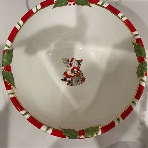 9” christopher radko serving bowl